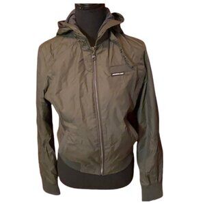 Members Only Olive Green Bomber Jacket